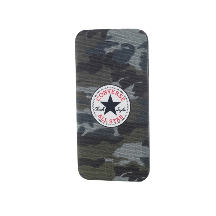 Converse Case Canvas iPhone 6/7/8/SE Camo i gruppen SMARTTELEFON & NETTBRETT / Mobilbeskyttelse / Apple / iPhone 6/6S / Flippdeksel hos TP E-commerce Nordic AB (38-39073)