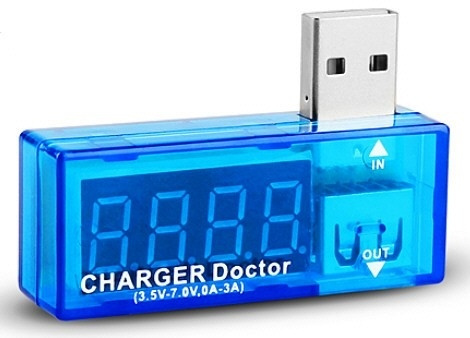 Charger Doctor USB-multimeter i gruppen Datautstyr / Datamaskin Tilbehør / Annet hos TP E-commerce Nordic AB (38-39265)