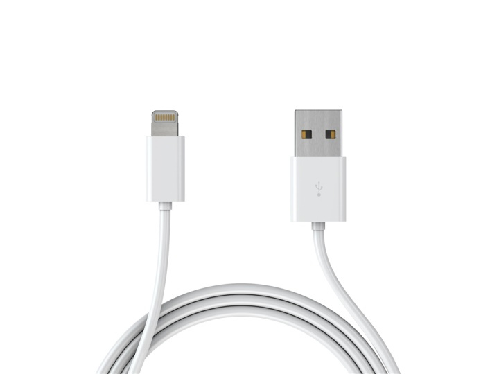Ekstra kvalitet USB-kabel for iPhone og iPad, 1 meter (hvit) i gruppen SMARTTELEFON & NETTBRETT / Ladere og Kabler / Kabler / Kabler Lightning hos TP E-commerce Nordic AB (38-39379)