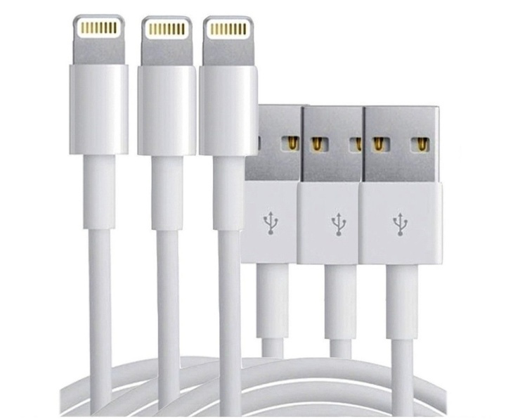 Extra kvalitativa USB-kablar till iPhone och iPad, 1 meter (3-pack) i gruppen SMARTTELEFON & NETTBRETT / Ladere og Kabler / Kabler / Kabler Lightning hos TP E-commerce Nordic AB (38-39380)