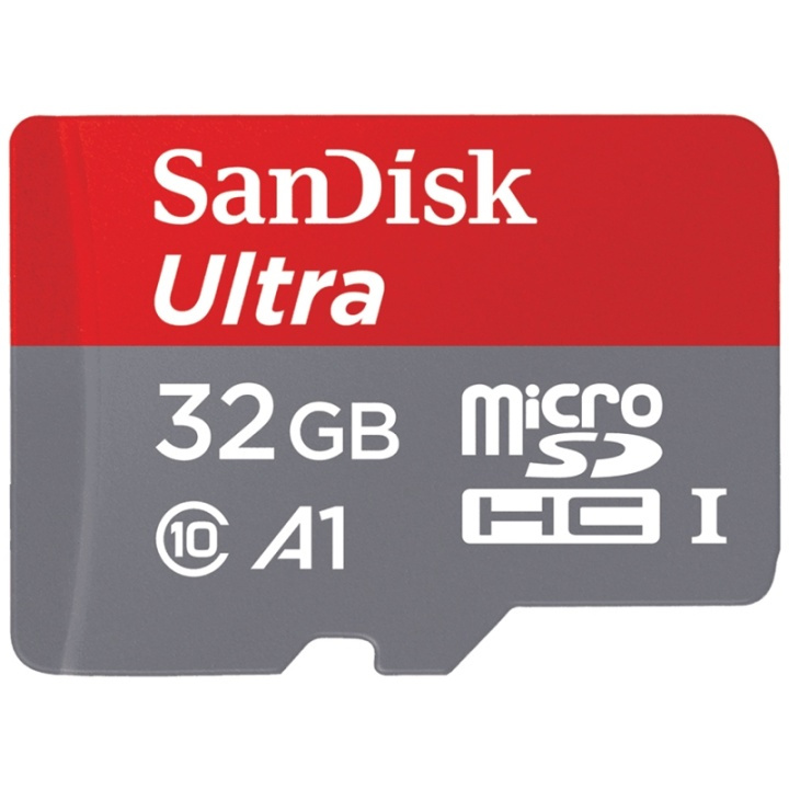 SanDisk Ultra microSDHC 32GB, 98MB/s, A1, Klass 10/UHS-1 i gruppen Elektronikk / Lagringsmedia / Minnekort / MicroSD/HC/XC hos TP E-commerce Nordic AB (38-39430)