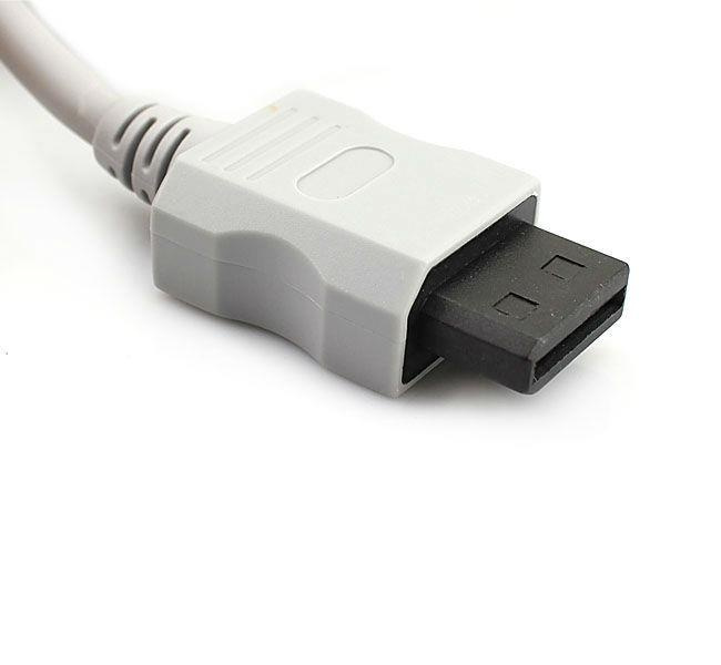 Komponentkabel for Wii/Wii U (grå) i gruppen Elektronikk / TV-spill & tilbehør / Nintendo Wii hos TP E-commerce Nordic AB (38-4003)