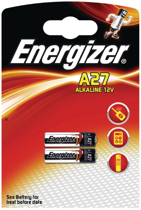 Alkaline Batteri 27A | 12 V | 27 mAh | 2-Blister i gruppen Elektronikk / Batterier & Ladere / Batterier / Andre hos TP E-commerce Nordic AB (38-40431)
