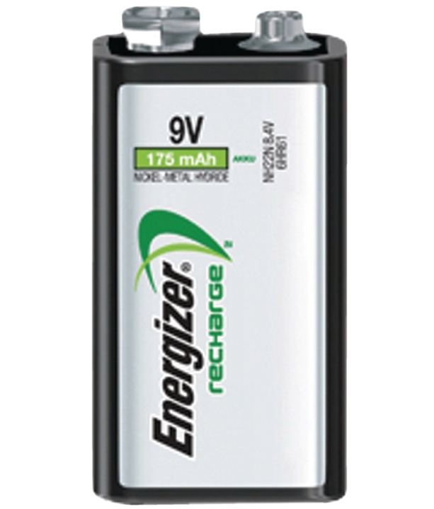 Energizer Oppladbare batteri E-blokk | 8.4 V DC | 175 mAh | Forhånds ladet | 1-Blister | 6HR61 i gruppen Elektronikk / Batterier & Ladere / Oppladbare batterier / Andre hos TP E-commerce Nordic AB (38-40449)