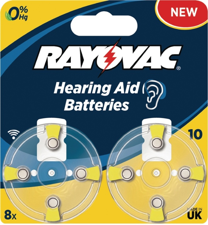 Rayovac Sinc-Air Batteri PR70 1.4 V 8-Blister i gruppen Elektronikk / Batterier & Ladere / Batterier / Høreapparatbatterier hos TP E-commerce Nordic AB (38-41615)