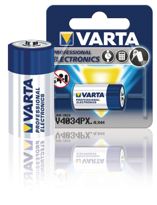 Varta Alkaline Battery LR44 | 6 V DC | 170 mAh | 1-Blister | Blå / Sølv i gruppen Elektronikk / Batterier & Ladere / Batterier / Andre hos TP E-commerce Nordic AB (38-41914)