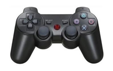 Trådlös handkontroll till PS3 med Bluetooth & DoubleShock 3, Svart i gruppen Elektronikk / TV-spill & tilbehør / Sony PlayStation 3 hos TP E-commerce Nordic AB (38-4227)