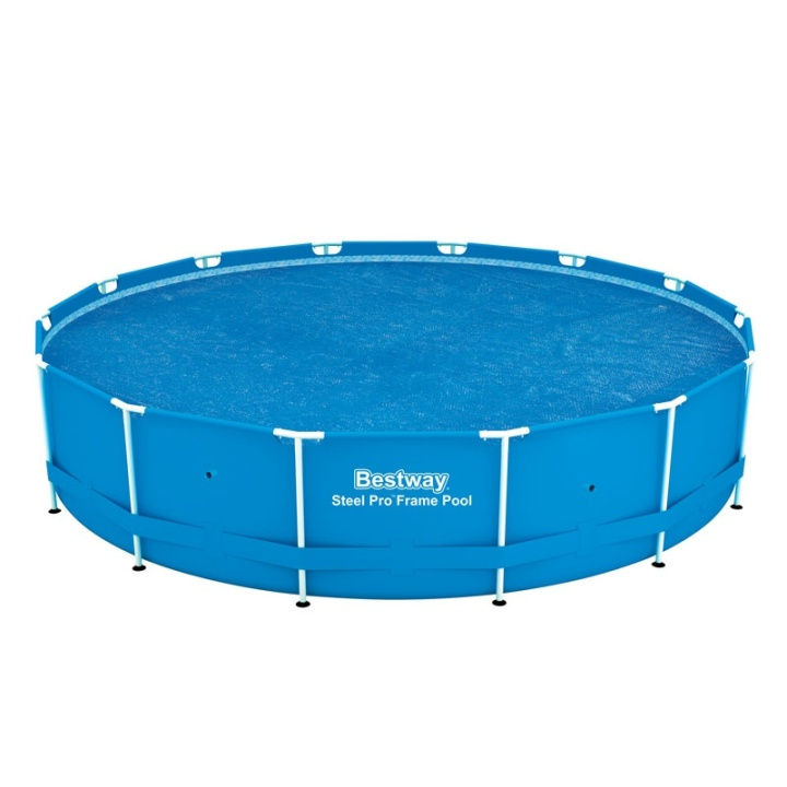 Bestway Flowclear solcellebasert bassengovertrekk 4,17 m i gruppen HJEM, HUS OG HAGE / Hageprodukter / Basseng og tilbehør / Bassengovertrekk hos TP E-commerce Nordic AB (38-42604)