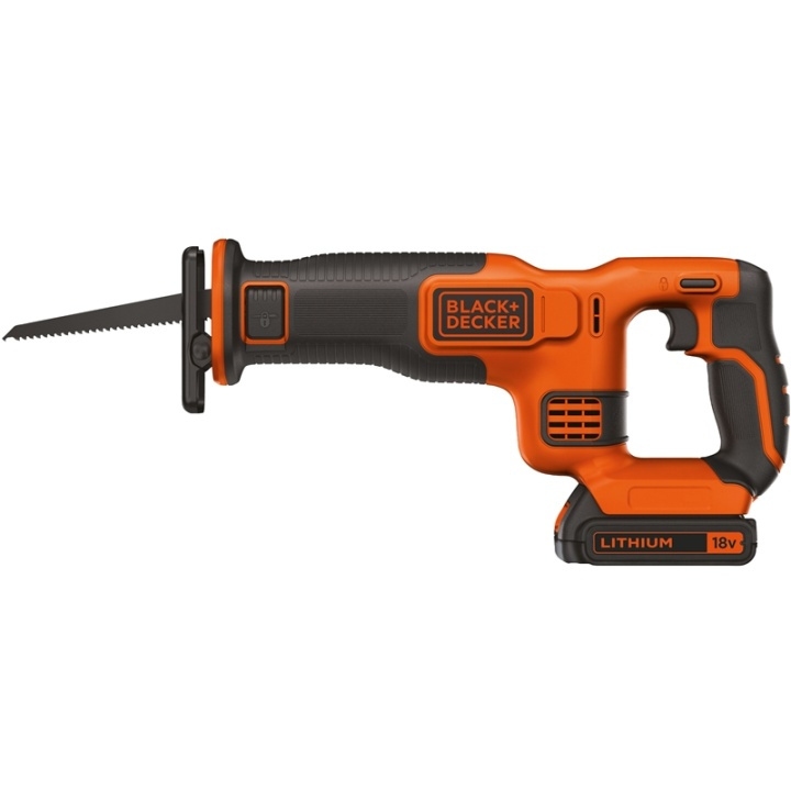 Black & Decker Pendelsticksåg 18V, 2Ah Batt i gruppen HJEM, HUS OG HAGE / Verktøy / Sager hos TP E-commerce Nordic AB (38-42634)