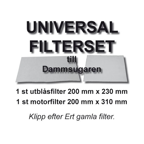 Champion Klippfilterset Universal i gruppen HJEM, HUS OG HAGE / Rengjøringsprodukter / Støvsugere og tilbehør / Tilbehør / Filter hos TP E-commerce Nordic AB (38-42836)