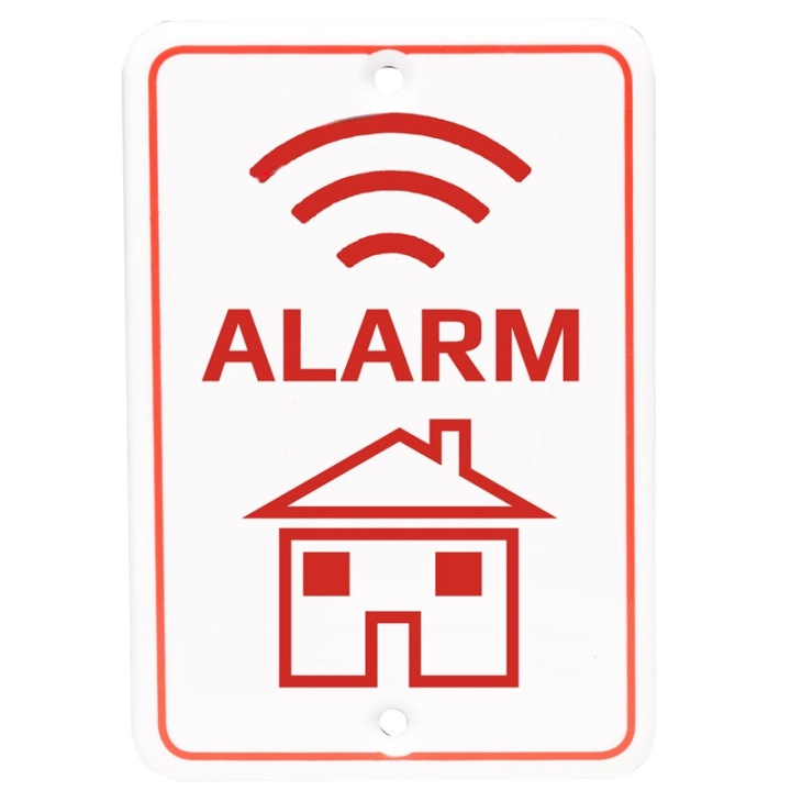 Denver Alarmskilt til å feste på veggen i gruppen HJEM, HUS OG HAGE / Alarm, Sikkerhet og overvåking / Andre alarmer hos TP E-commerce Nordic AB (38-43282)