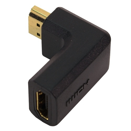 LogiLink Vinklad HDMI-adapter Ha -> ho i gruppen Elektronikk / Kabler og adaptere / HDMI / Adaptere hos TP E-commerce Nordic AB (38-43815)