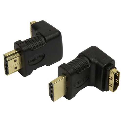 LogiLink Vinklad HDMI-adapter Ha -> ho i gruppen Elektronikk / Kabler og adaptere / HDMI / Adaptere hos TP E-commerce Nordic AB (38-43817)