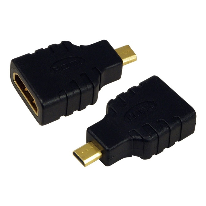 LogiLink HDMI Ho -> HDMI Micro Ha i gruppen Elektronikk / Kabler og adaptere / HDMI / Adaptere hos TP E-commerce Nordic AB (38-43818)