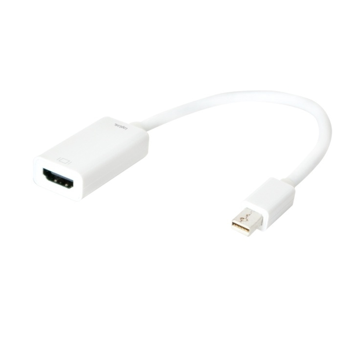 LogiLink 4K Mini DisplayPort 1.2 > HDMI i gruppen Datautstyr / Kabler og adaptere / DisplayPort / Adaptere hos TP E-commerce Nordic AB (38-43830)