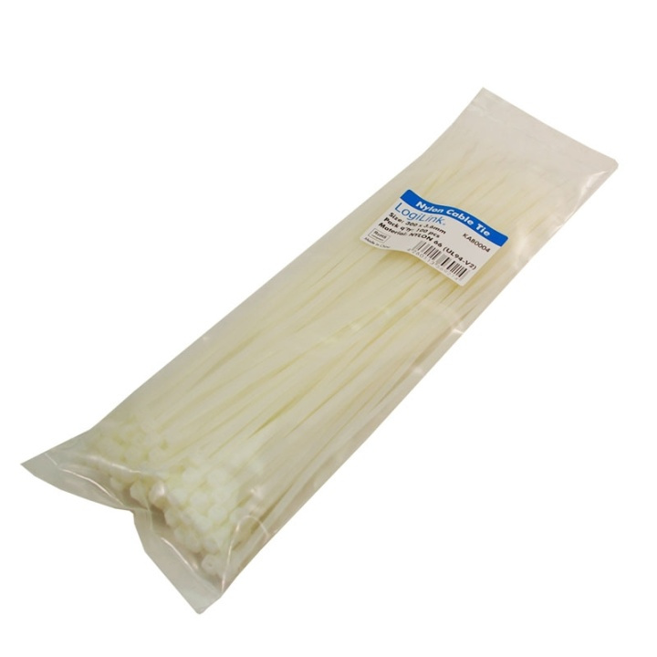 LogiLink Kabelbindere 300x3,6mm 24kg 100stk i gruppen HJEM, HUS OG HAGE / Verktøy / Annet verktøy og tilbehør hos TP E-commerce Nordic AB (38-43854)