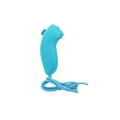 Nunchuk for Wii og Wii U (lyseblå) i gruppen Elektronikk / TV-spill & tilbehør / Nintendo Wii hos TP E-commerce Nordic AB (38-4424)