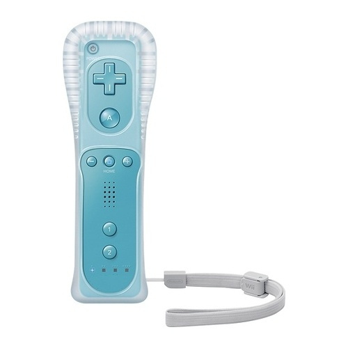 Remote till Wii/Wii U, Blå i gruppen Elektronikk / TV-spill & tilbehør / Nintendo Wii hos TP E-commerce Nordic AB (38-4426)
