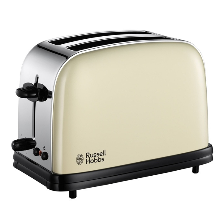 Russell Hobbs Cream brødrister med 2 skiver i gruppen HJEM, HUS OG HAGE / Husholdningsapparater / Brødristere og toastjern / Brødristere hos TP E-commerce Nordic AB (38-45275)
