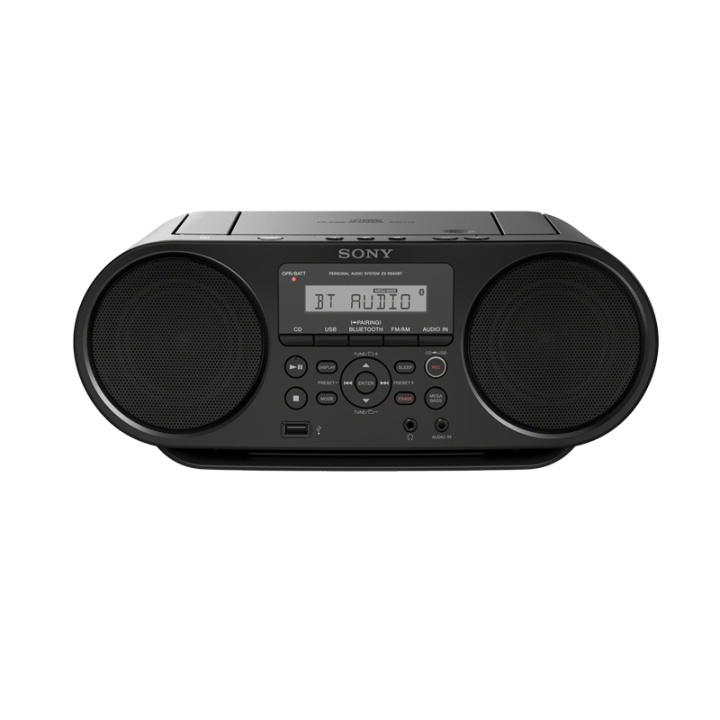 Sony CD-Boombox m. Bluetooth i gruppen Elektronikk / Lyd & Bilde / Hjemmekino, HiFi og bærbar / Kompakt Stereo & Platespillere hos TP E-commerce Nordic AB (38-45504)