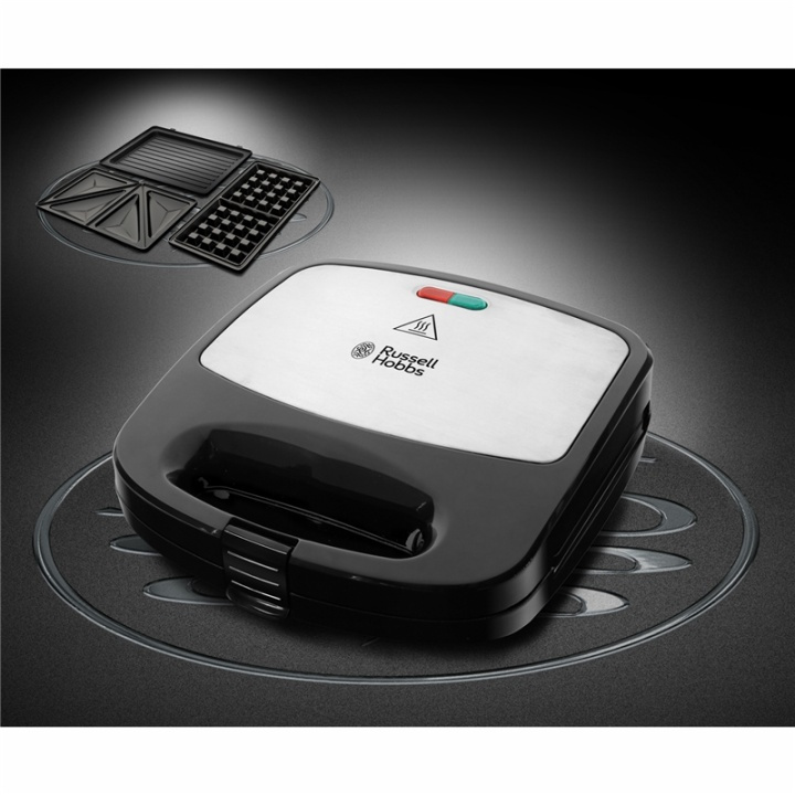 Russell Hobbs 3 i 1 dypfyllingsgrill 24540-56 i gruppen HJEM, HUS OG HAGE / Husholdningsapparater / Brødristere og toastjern / Bordgriller & Raclette hos TP E-commerce Nordic AB (38-46017)
