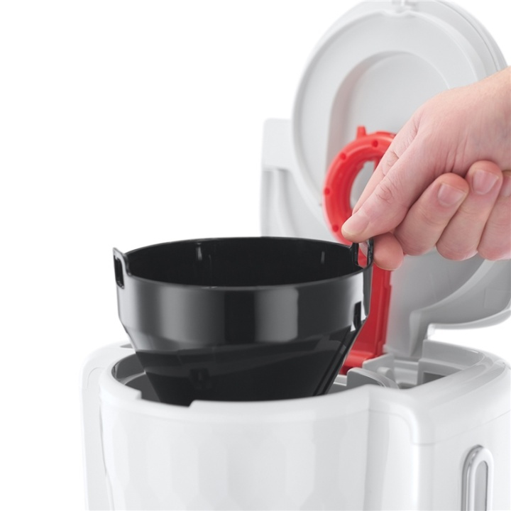 Russell Hobbs Kaffetrakter 27010-56 Honeycomb Hvit i gruppen HJEM, HUS OG HAGE / Husholdningsapparater / Kaffe og espresso / Kaffetraktere hos TP E-commerce Nordic AB (38-46023)