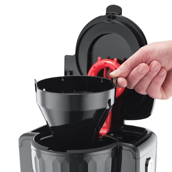 Russell Hobbs Kaffetrakter 27011-56 Honeycomb Black i gruppen HJEM, HUS OG HAGE / Husholdningsapparater / Kaffe og espresso / Kaffetraktere hos TP E-commerce Nordic AB (38-46024)
