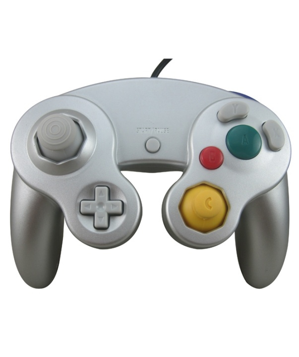 Kontroller for Nintendo GameCube (sølv) i gruppen Elektronikk / TV-spill & tilbehør / Nintendo Gamecube hos TP E-commerce Nordic AB (38-4669)