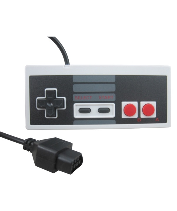 Handkontroll till Nintendo (8-bit) i gruppen Elektronikk / TV-spill & tilbehør / Nintendo Entertainment System (NES, 8-Bit) hos TP E-commerce Nordic AB (38-4674)
