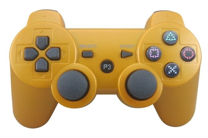 Handkontroll, Bluetooth till Playstation 3 (Guld) i gruppen Elektronikk / TV-spill & tilbehør / Sony PlayStation 3 hos TP E-commerce Nordic AB (38-4701)