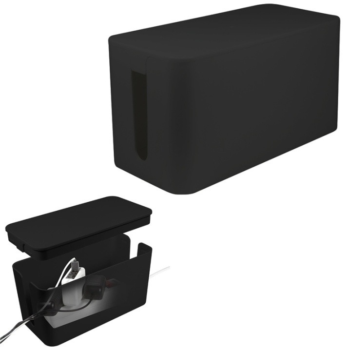 LogiLink Kabelboks - Kabelgjemmested S Svart i gruppen Elektronikk / Kabler og adaptere / Kabelhåndtering hos TP E-commerce Nordic AB (38-47018)