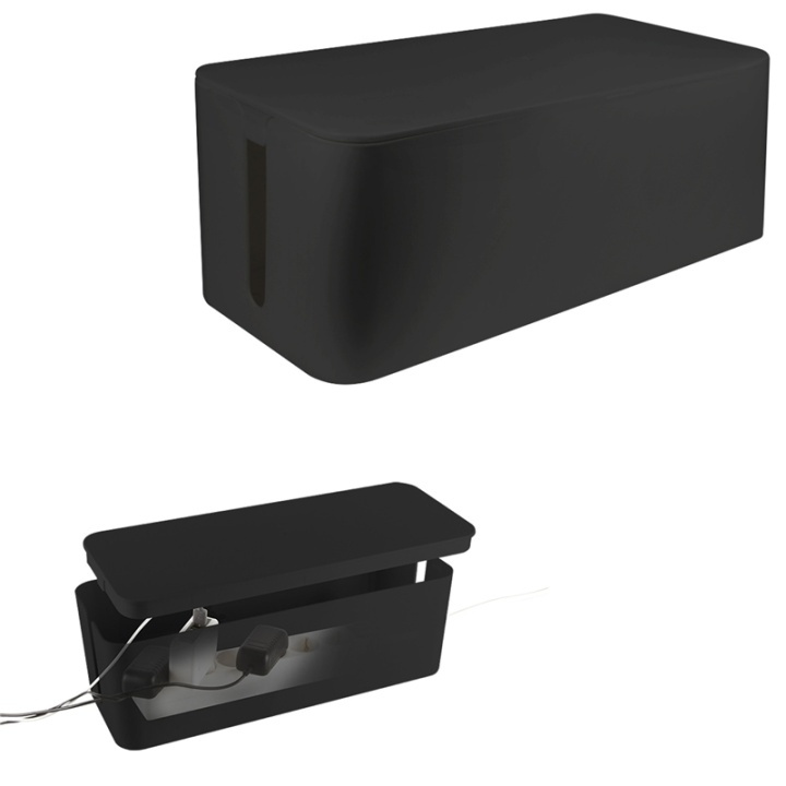 LogiLink Kabelboks - Kabelgjemmested, Svart i gruppen Elektronikk / Kabler og adaptere / Kabelhåndtering hos TP E-commerce Nordic AB (38-47020)