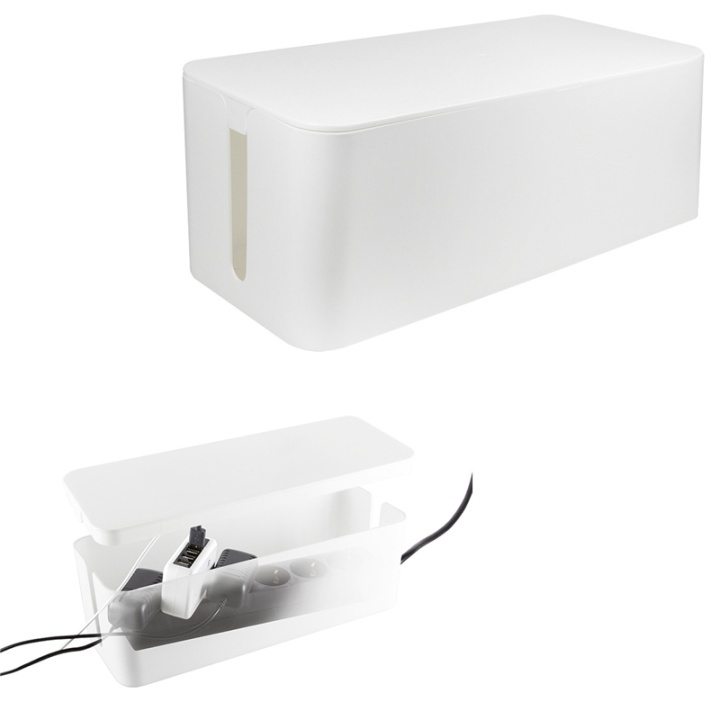 LogiLink Kabelboks - Kabelgjemmested Large Hvit i gruppen Elektronikk / Kabler og adaptere / Kabelhåndtering hos TP E-commerce Nordic AB (38-47021)