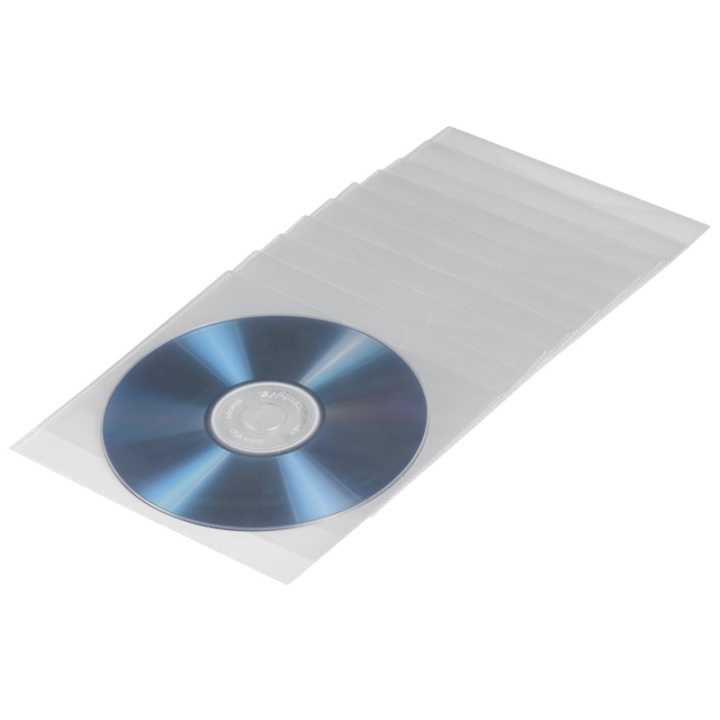 Hama CD/DVD-ficka Transparent 50-pack i gruppen Elektronikk / Lagringsmedia / CD/DVD/BD-plater / CD/DVD-oppbevaring hos TP E-commerce Nordic AB (38-47287)