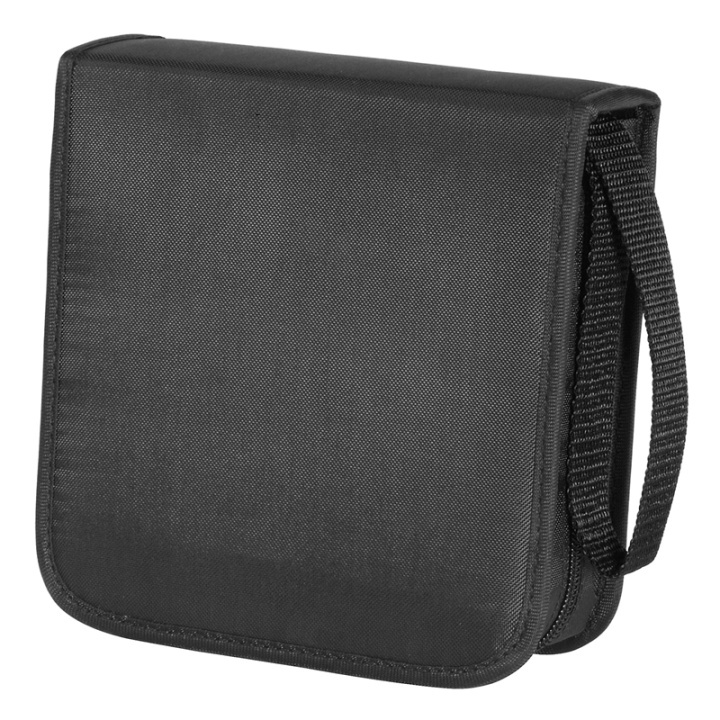 HAMA CD WALLET NYLON 40, BLACK i gruppen Elektronikk / Lagringsmedia / CD/DVD/BD-plater / CD/DVD-oppbevaring hos TP E-commerce Nordic AB (38-47290)