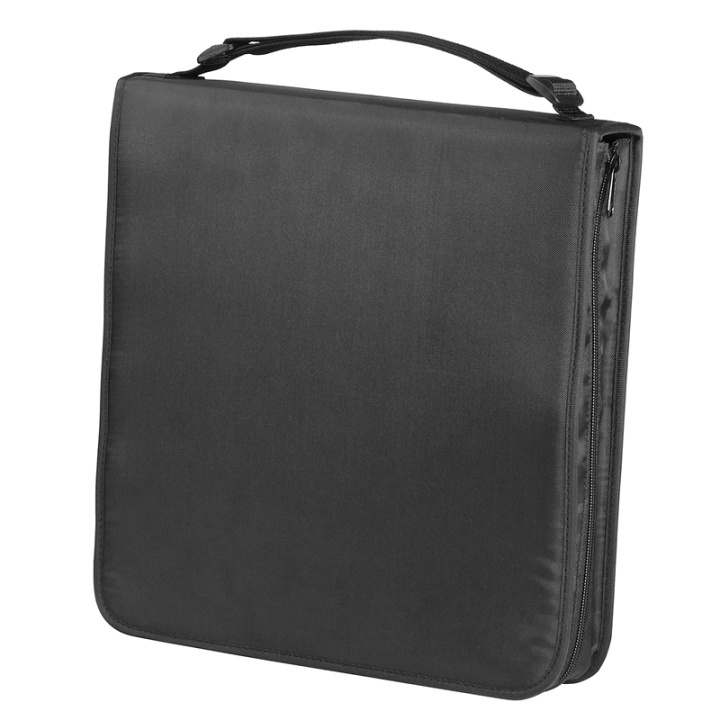 Hama CD-Väska Nylon Svart För 160 CD i gruppen Elektronikk / Lagringsmedia / CD/DVD/BD-plater / CD/DVD-oppbevaring hos TP E-commerce Nordic AB (38-47293)
