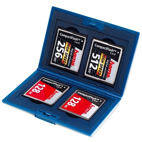 Hama Minneskortsväska Silver Compact Flash 4 Kort i gruppen Elektronikk / Foto og video / Fotograferingsutstyr / Annet hos TP E-commerce Nordic AB (38-47325)