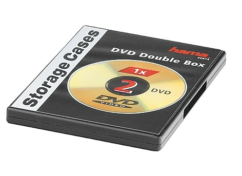 Hama DVD-box Dubbel Svart 5-pack i gruppen Elektronikk / Lagringsmedia / CD/DVD/BD-plater / CD/DVD-oppbevaring hos TP E-commerce Nordic AB (38-47343)