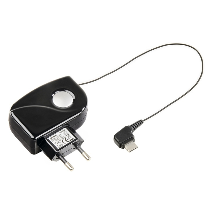 Hama Laddare 220V MicroUSB Rollup Svart i gruppen SMARTTELEFON & NETTBRETT / Ladere og Kabler / Vegglader / Vegglader microUSB hos TP E-commerce Nordic AB (38-47439)