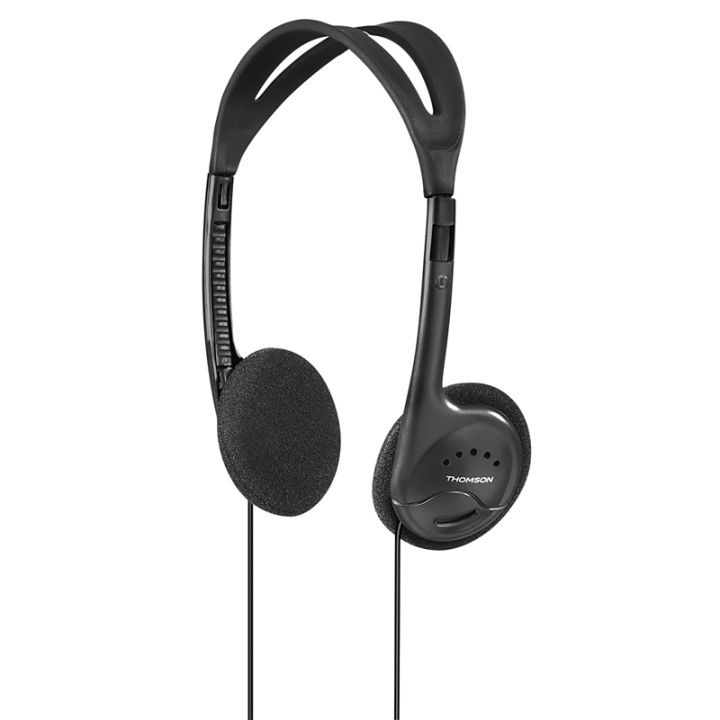 Thomson Hodetelefon HED1115 On-ear, Svart i gruppen Elektronikk / Lyd & Bilde / Hodetelefoner & Tilbehør / Hodetelefoner hos TP E-commerce Nordic AB (38-47719)