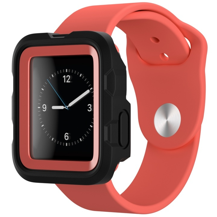 GRIFFIN Survivor Tactical Case Apple Watch 38mm Coral i gruppen SMARTTELEFON & NETTBRETT / Trening, hjem og fritid / Apple Watch og tilbehør / Tilbehør hos TP E-commerce Nordic AB (38-47822)