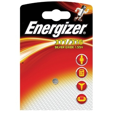 Energizer Batteri 377/376 1-pack i gruppen Elektronikk / Batterier & Ladere / Batterier / knappcelle hos TP E-commerce Nordic AB (38-47920)