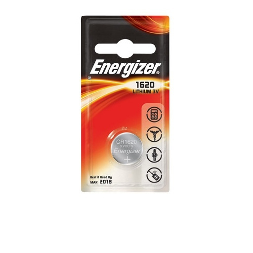 ENERGIZER 1620/CR1620 1-pack i gruppen Elektronikk / Batterier & Ladere / Batterier / knappcelle hos TP E-commerce Nordic AB (38-47921)