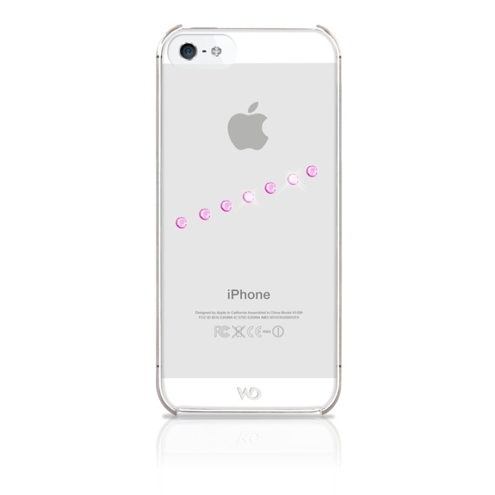 WHITE DIAMONDS Sash Ice Rosa iPhone 5/5s/SE i gruppen SMARTTELEFON & NETTBRETT / Mobilbeskyttelse / Apple / iPhone 5/5S/SE / Deksel hos TP E-commerce Nordic AB (38-48166)