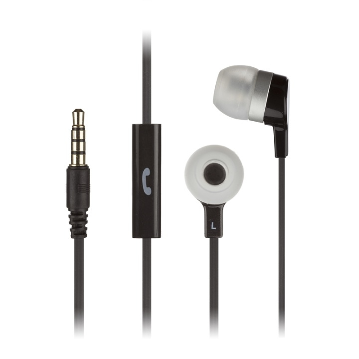 KITSOUND Øreplugger Mini Svart In-Ear Mic i gruppen Elektronikk / Lyd & Bilde / Hodetelefoner & Tilbehør / Hodetelefoner hos TP E-commerce Nordic AB (38-48394)