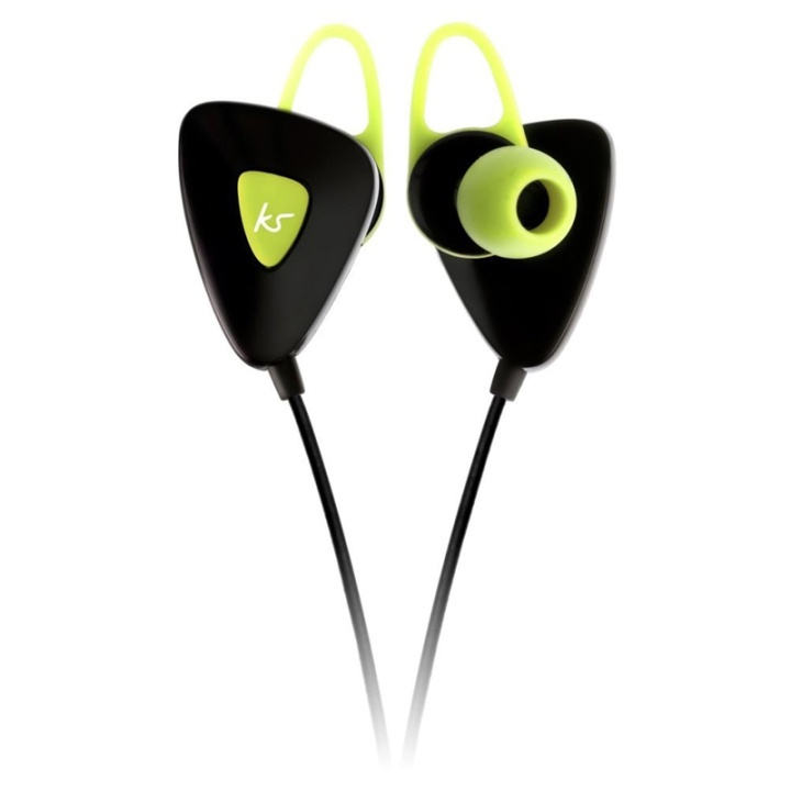 KitSound Øreplugg Trail Sport Grønn In-Ear Trådløs i gruppen Elektronikk / Lyd & Bilde / Hodetelefoner & Tilbehør / Hodetelefoner hos TP E-commerce Nordic AB (38-48463)