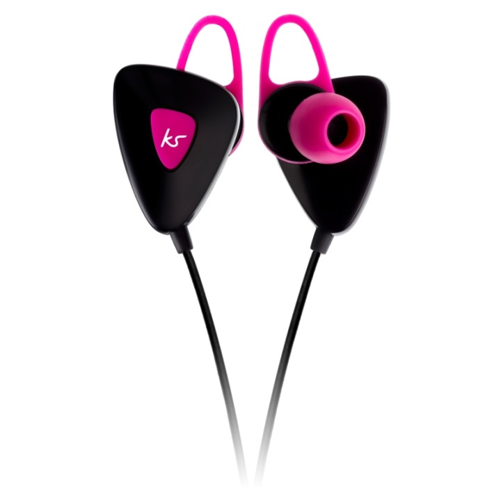 KITSOUND Øreplugg Trail Sport Rosa In-Ear Trådløs i gruppen Elektronikk / Lyd & Bilde / Hodetelefoner & Tilbehør / Hodetelefoner hos TP E-commerce Nordic AB (38-48464)