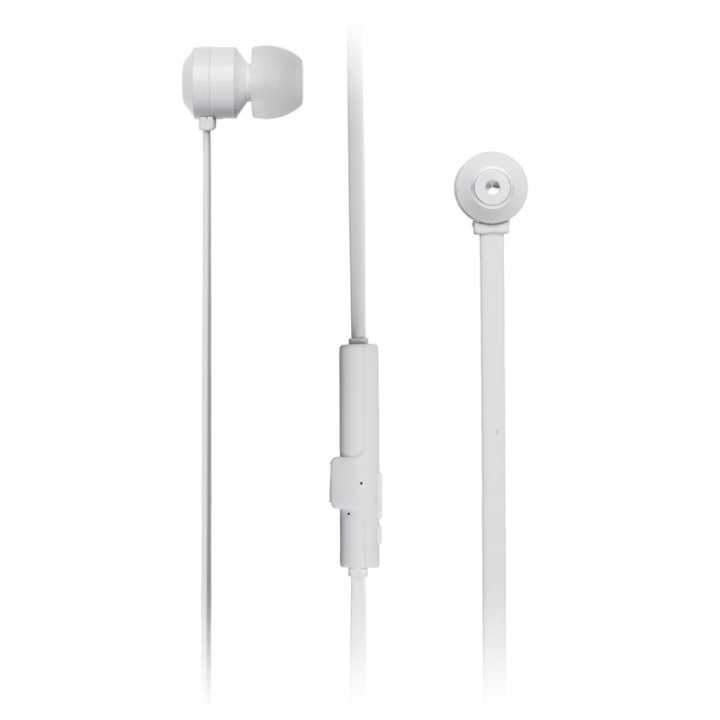 KitSound Hörlur Ribbons Vit In-Ear Trådlös Mic i gruppen Elektronikk / Lyd & Bilde / Hodetelefoner & Tilbehør / Hodetelefoner hos TP E-commerce Nordic AB (38-48475)
