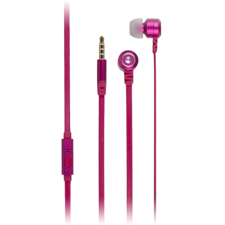 KITSOUND FRESH Øreplugger Ribbon 3,5mm In-Ear Rosa i gruppen Elektronikk / Lyd & Bilde / Hodetelefoner & Tilbehør / Hodetelefoner hos TP E-commerce Nordic AB (38-48605)