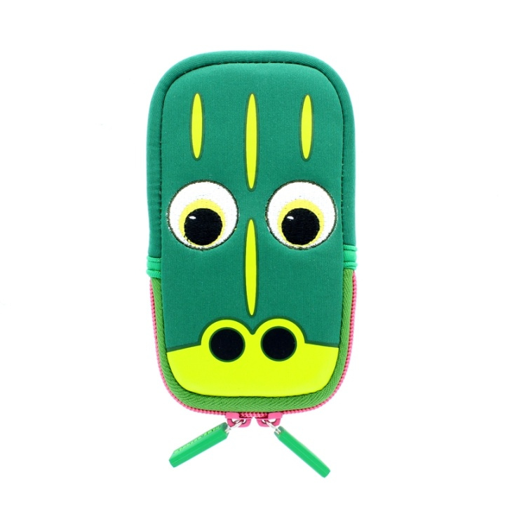 TABZOO Mobilväska Krokodil Grön Universal i gruppen SMARTTELEFON & NETTBRETT / Mobilbeskyttelse / Universalbeskyttelse / Flippdeksel hos TP E-commerce Nordic AB (38-48863)